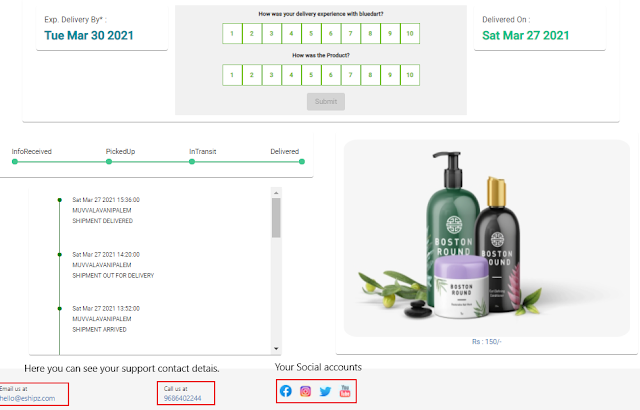 Order Processing with Branded Tracking