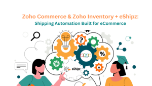 Zoho Commerce & Zoho Inventory + eShipz Shipping Automation Built for eCommerce