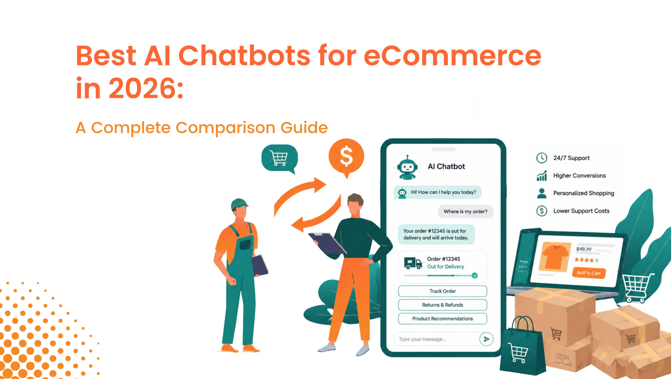 Best AI Chatbots for eCommerce in 2026: A Complete Comparison Guide