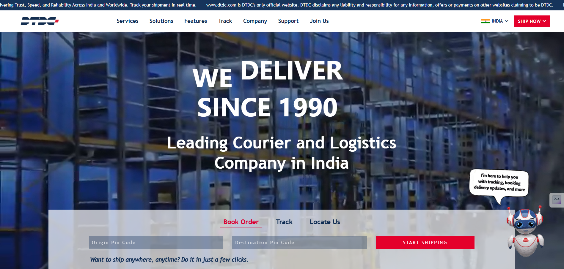 DTDC-eShipz