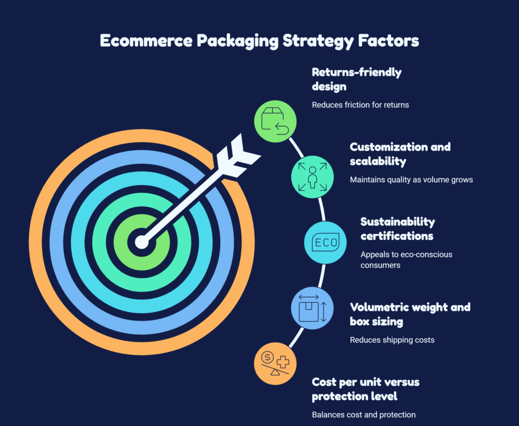 Ecommerce Packaging Strategy Factors